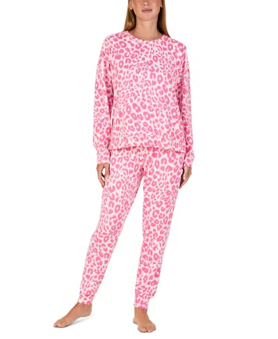 Sanctuary Women's Crewneck Long-sleeve Sweater-knit Top And Pants, 2-piece Set In Pink