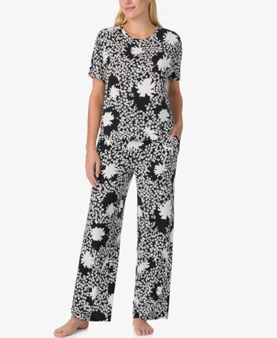 Sanctuary Women's Crewneck T-shirt & Long Pants, 2-piece Set In Multi