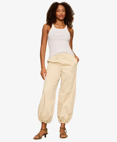 Sanctuary Float On Stretch Cotton Balloon Pants In Neutral