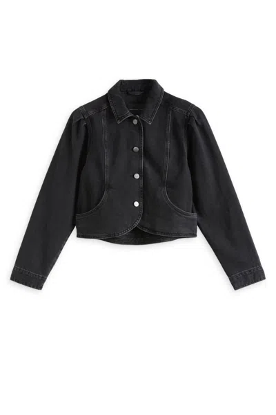 Sanctuary Women's Denim Jacket In Washed Black