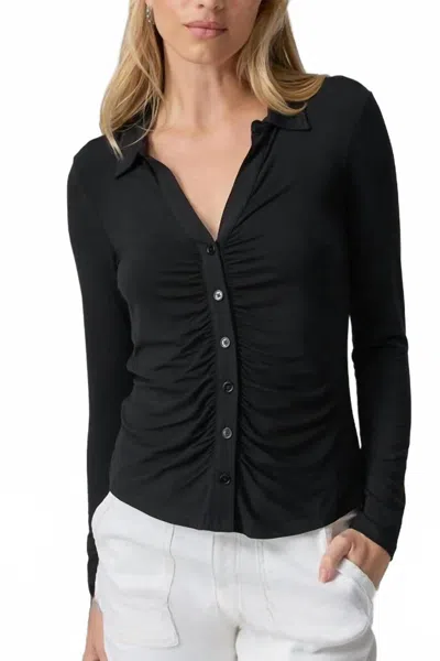 Sanctuary Women's Dream Girl Button Up Top In Black