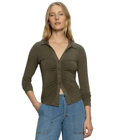 SANCTUARY WOMEN'S DREAM GIRL BUTTON UP TOP