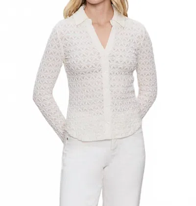 Sanctuary Dreamgirl Lace Button-up Shirt In White