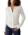 Sanctuary Dreamgirl Lace Button-up Shirt In Milk