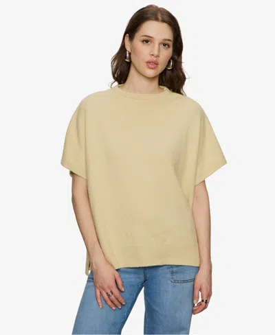 Sanctuary Women's Easy Layering Shell Short-sleeve Sweater In Yellow
