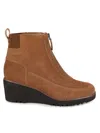 Sanctuary Women's Elise Suede Ankle Boots In Bourbon