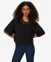 Sanctuary Women's Embellished Semi Crop Short-sleeve T-shirt In Black