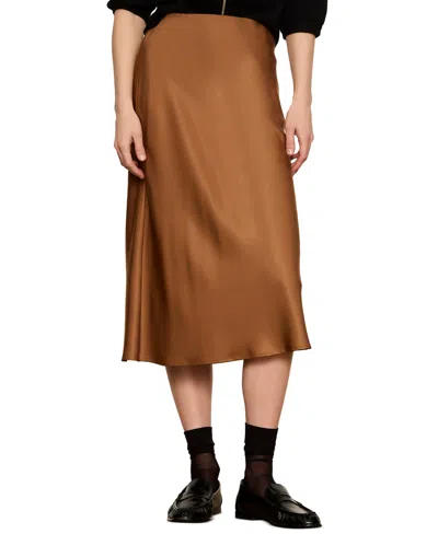 Sanctuary Women's Everyday Midi Skirt In Cocoa Powder