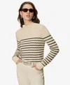 Sanctuary Women's Forever Striped Mock Neck Sweater