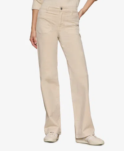 Sanctuary Women's Full-length Straight-leg Pants In Neutral