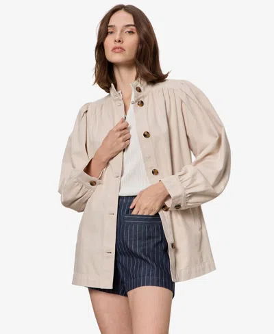 Sanctuary Women's Funnel Neck Jacket In Neutral