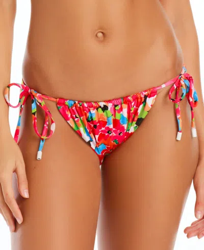 Sanctuary Women's Geranium Tunnel Side-tie Hipster Bikini Bottoms In Multi