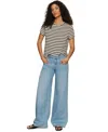 SANCTUARY WOMEN'S HIGHLAND MID RISE WIDE-LEG JEANS