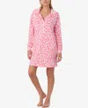 Sanctuary Women's Hooded Loungewear Tunic Sleepwear In Pink