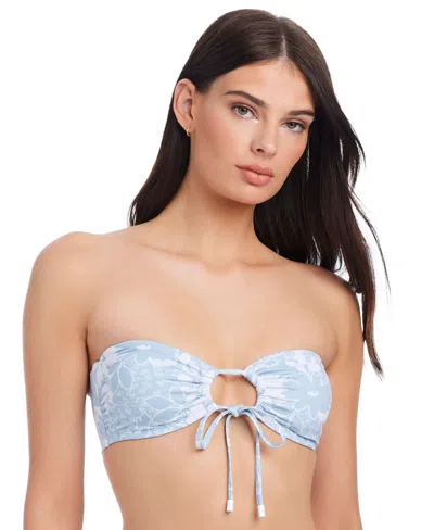 SANCTUARY WOMEN'S IN THE MEADOW BANDEAU TIE-FRONT TOP