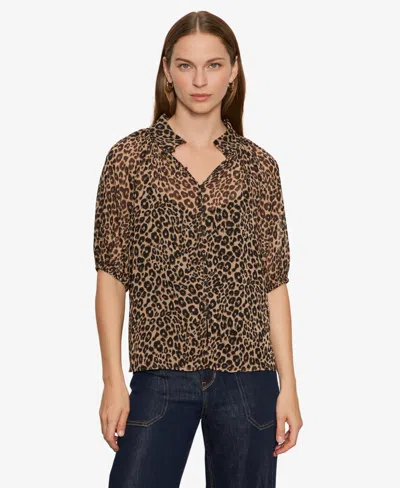 SANCTUARY WOMEN'S KEEP ME CLOSE COLLARED BLOUSE