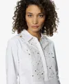 Sanctuary Women's Lace Yoke Insert Pull On Dress In White