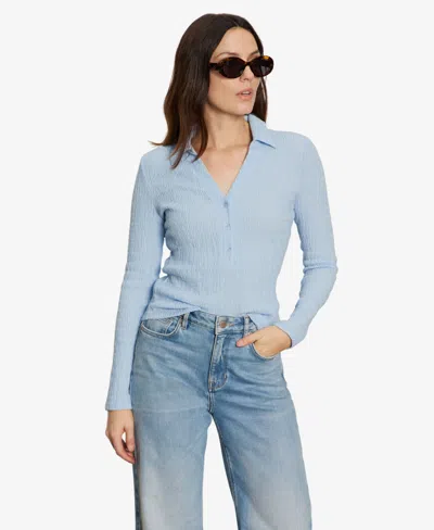 SANCTUARY WOMEN'S LONG SLEEVE TEXTURED TOP