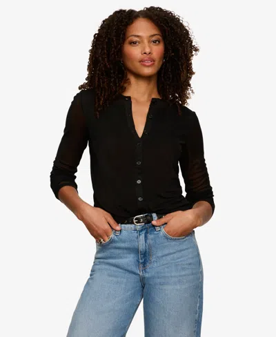 Sanctuary Women's Long-sleeve Top In Black