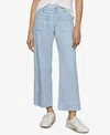Sanctuary Women's Marine Comfort Stretch Wide Leg Pants In Ultra Pale