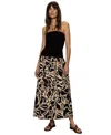 Sanctuary Meet Me At Sea Strapless Mixed Media Maxi Dress