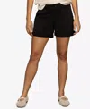 Sanctuary Women's Mid Rise Cruiser Shorts In Black In Black