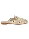 Sanctuary Big Thing Metallic Mule In Oatmeal Gold