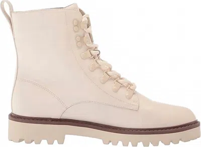 Sanctuary Women's Mode Lace-up Combat Boots In Cream In Neutral