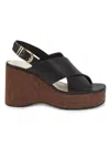 Sanctuary Nouveau Platform Wedge Sandal In Black