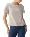 Sanctuary Perfect Sequin Top In Frosted Almond