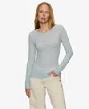 Sanctuary Women's Perfect Long-sleeve T-shirt In Blue