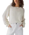 Sanctuary Perfect Moment Crewneck Sweater In Chalk In Chalk