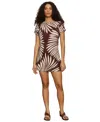 Sanctuary The Perfect Remix T-shirt Minidress In Brown