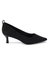 Sanctuary Women's Prime Pointed Toe Kitten Heel Pumps In Black