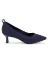 Sanctuary Women's Poise Knit Sock Pumps In Navy