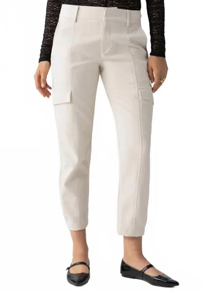 SANCTUARY WOMEN'S POLISHED CARGO PANT IN WHITE