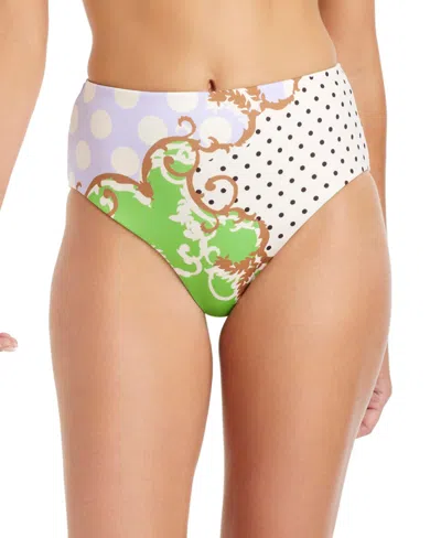Sanctuary Women's Pretty In Provence Reversible High-rise Swim Bottoms In Multi