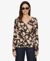 Sanctuary Women's Printed Long-sleeve T-shirt In Brown