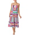 Sanctuary Women's Printed Tiered Midi Nightgown In Multi