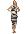 Sanctuary Women's Pull-on Side-slit Midi Sweater Skirt