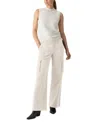 Sanctuary Polished Cargo Pants In Toasted Marshmallow In Multi