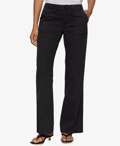 Sanctuary Women's Reissue Peace Mid Rise Pants In Black
