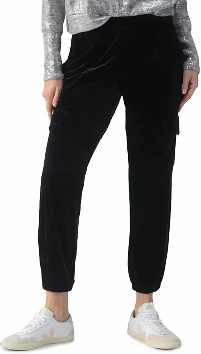 Sanctuary Women's Relaxed Velvet Rebel Pants In Black