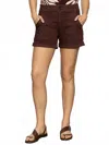 Sanctuary Renegade Short In Mesa In Burgundy