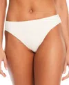 Sanctuary Women's Sea Crochet Hipster Bikini Bottoms In White Sand