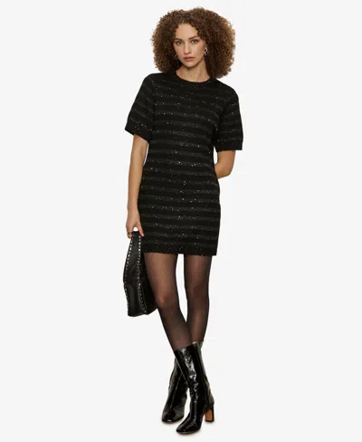 Sanctuary Women's Shine T-shirt Sweater Dress In Black
