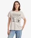 Sanctuary Women's Short-sleeve Graphic Tee Top In Neutral