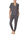 Sanctuary Women's Short-sleeve Pajama Set In Grey Print
