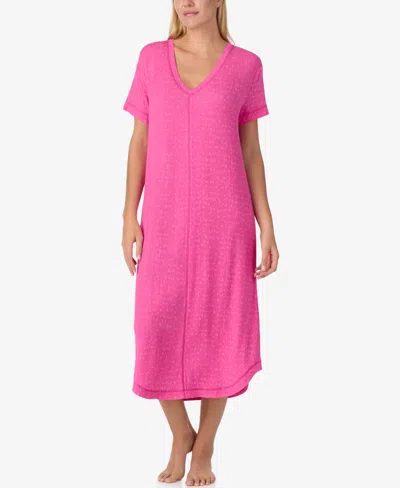 Sanctuary Women's Sleeptee V-neck Floral Night Dress In Pink