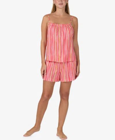 Sanctuary Women's Sleeveless Camisole Top And Boxer Shorts, 2-piece Set In Multi
